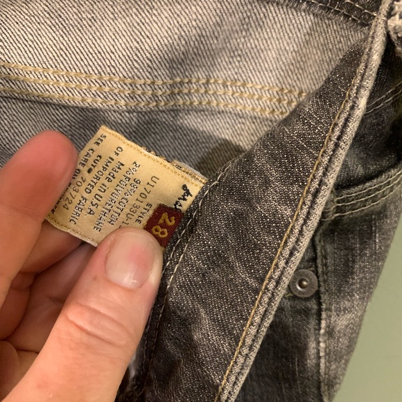 7 for All Mankind jeans Z pocket jeans HTF sz 28 x30-31” - Picture 4 of 8